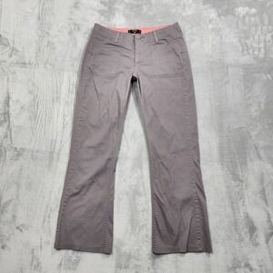 Riders By Lee Pants Womens 6 Gray Chino Bootcut Stretch Twill Casual Pockets
